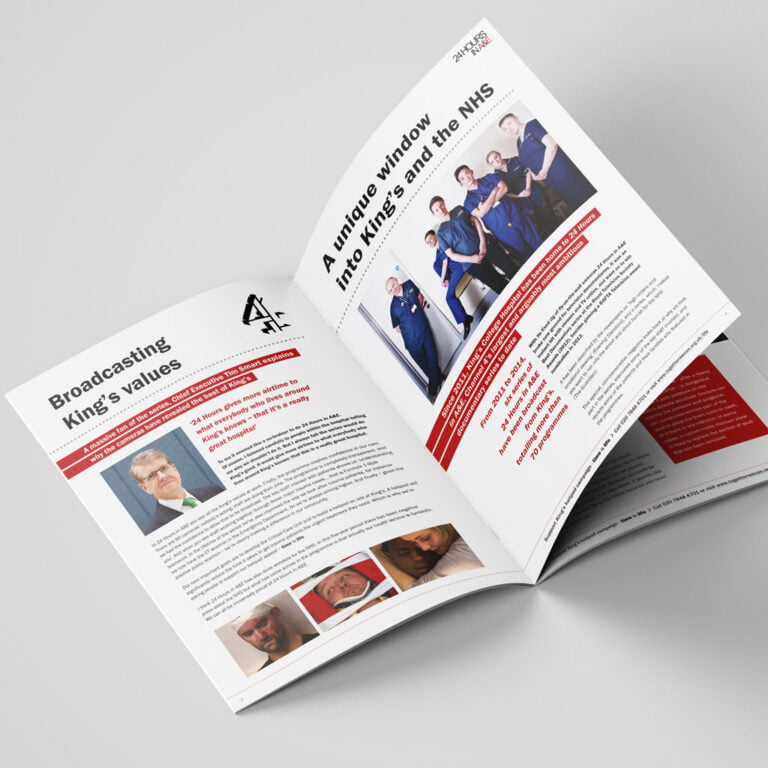 '24 Hours in A&E' souvenir magazine, inner pages