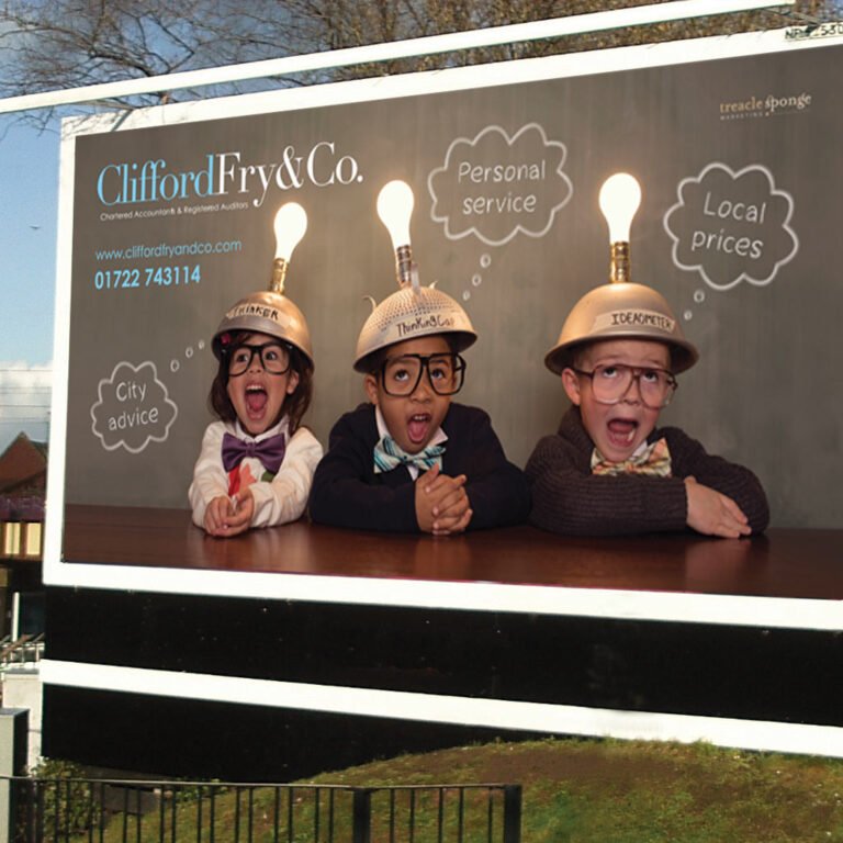 Large billboard design for a local accountancy company