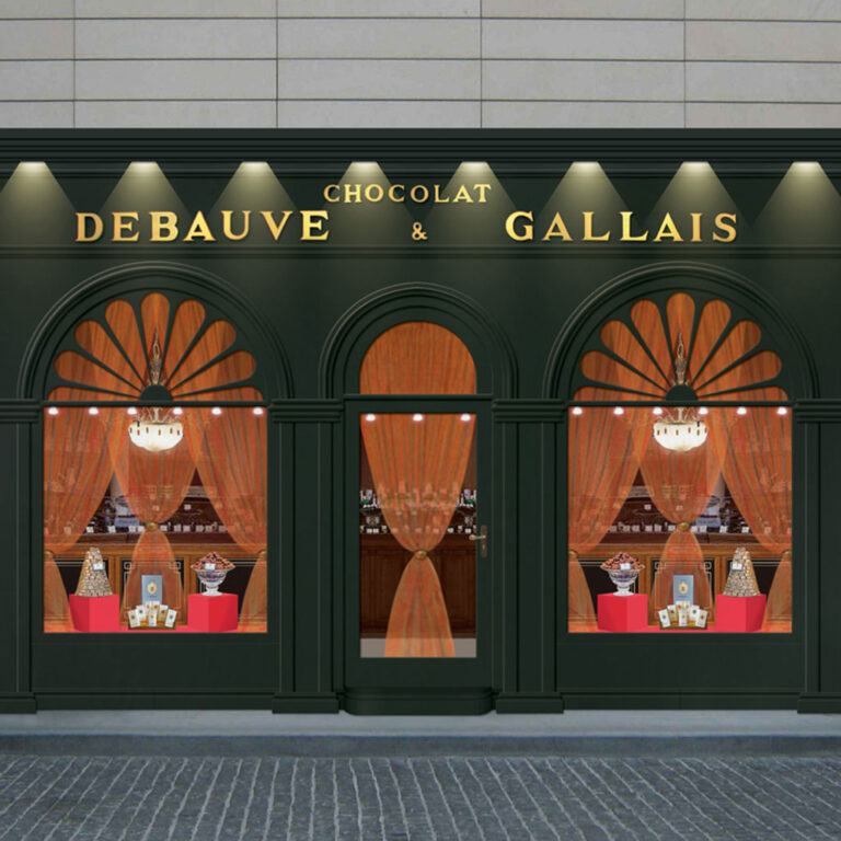 Shop window visualisation for Debauve & Gallais