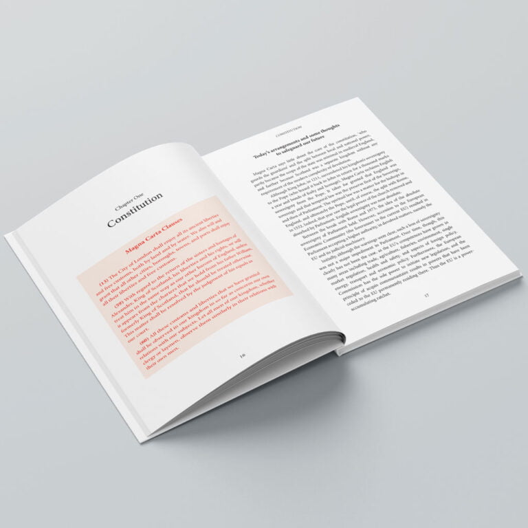 'Magna Carta Today', inner pages