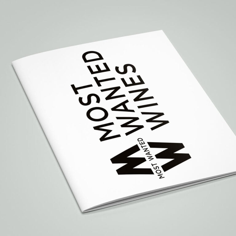 'Most Wanted Wines', a 32-page product catalogue