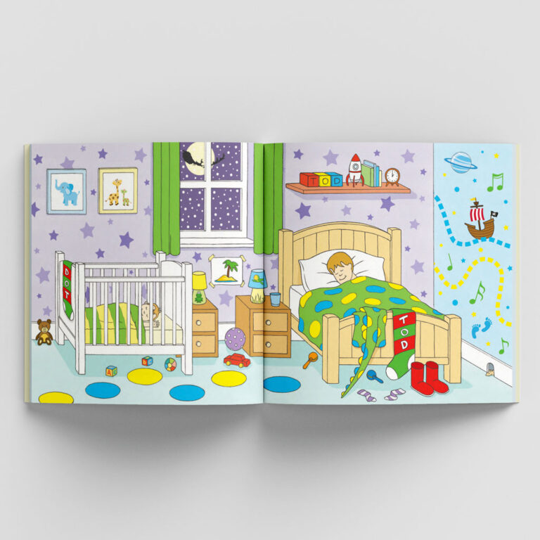 'Wrapping the Presents', inner pages