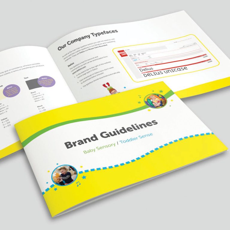 Baby Sensory & Toddler Sense brand guidelines